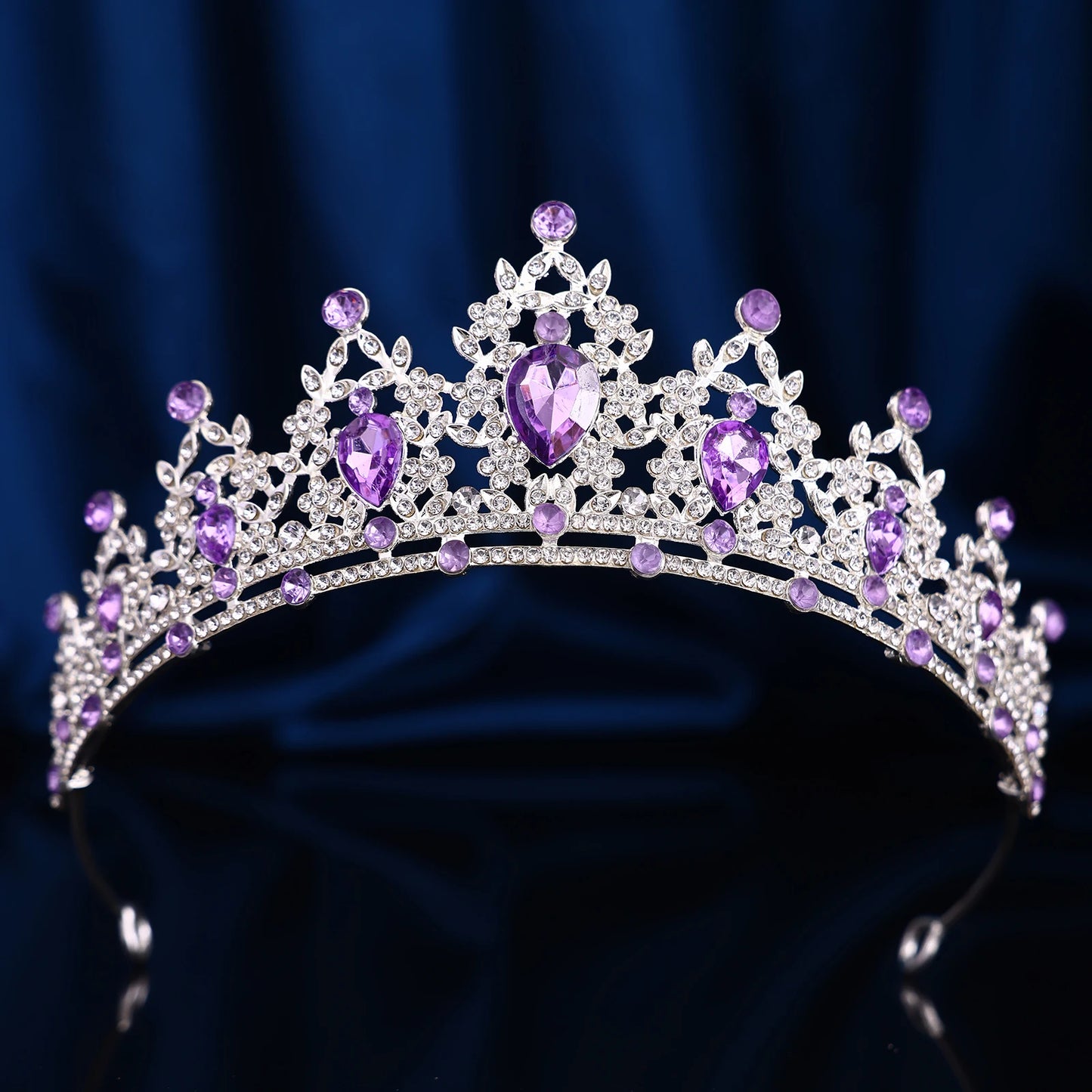 1 piece of retro fashion Baroque hollowed out rhinestone party crown headwear, suitable for birthday parties, Halloween photogra