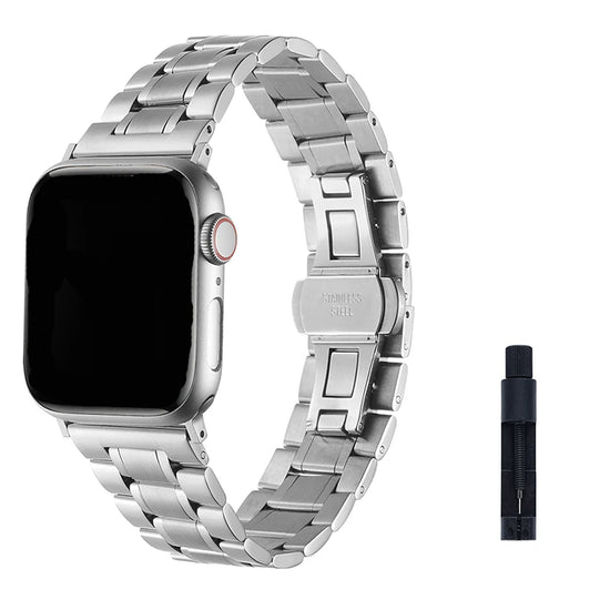 Watch Straps For Apple Watch Band Series 9/8/7/6/5/4/SE Stainless Steel Bracelet For IWatch Series Ultra 49mm 45mm 44mm 41 40mm