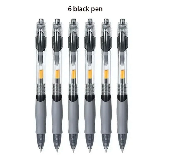 13/30pcs Retractable Gel Pens Set Black/Red/Blue Ink Ballpoint for Writing Refills Office Accessories School Supplies Stationery