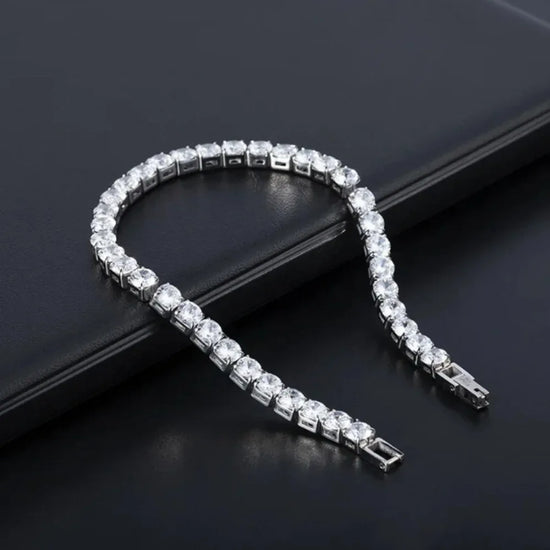 Tennis Bracelet Iced Out Chain Bracelets For Women Men Silver Color Men Bracelet Chain Homme Jewelry