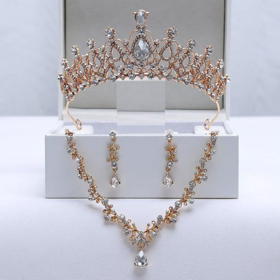 Bridal Headwear	Full Of	Classical	Quality Exquisite	Gold-color	Ladies&