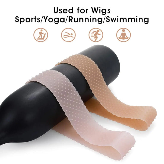 2025 New 1 Pcs Wig Grip Band Non-Slip Silicone Wig Headband for Women Adjustable Wig band for Lace Wigs to Hold Wig(MORE COLOR)