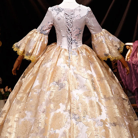 French Court Princess Dress Jacquard Trailing Photo Drama Annual Meeting Costume Ball Tea Party Court Dress Hochzeitskleid Damen