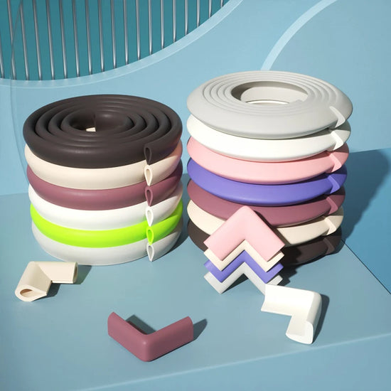 2M Child Bumper Strips Baby Safety Bumper Strips Table Safety Edge Coffee Table Corner Protection Strips