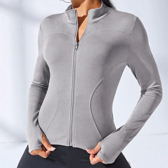 2024 New Yoga Coat Short Sports Jacket WOMEN&