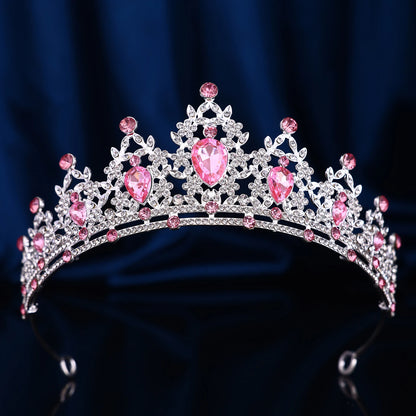 1 piece of retro fashion Baroque hollowed out rhinestone party crown headwear, suitable for birthday parties, Halloween photogra