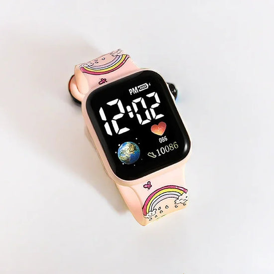 New likableStitch Children Watches Girls Reloj Inteligente Para Niños Niña Reloj Hello Kitty Digital Watch Women RelógioInfantil