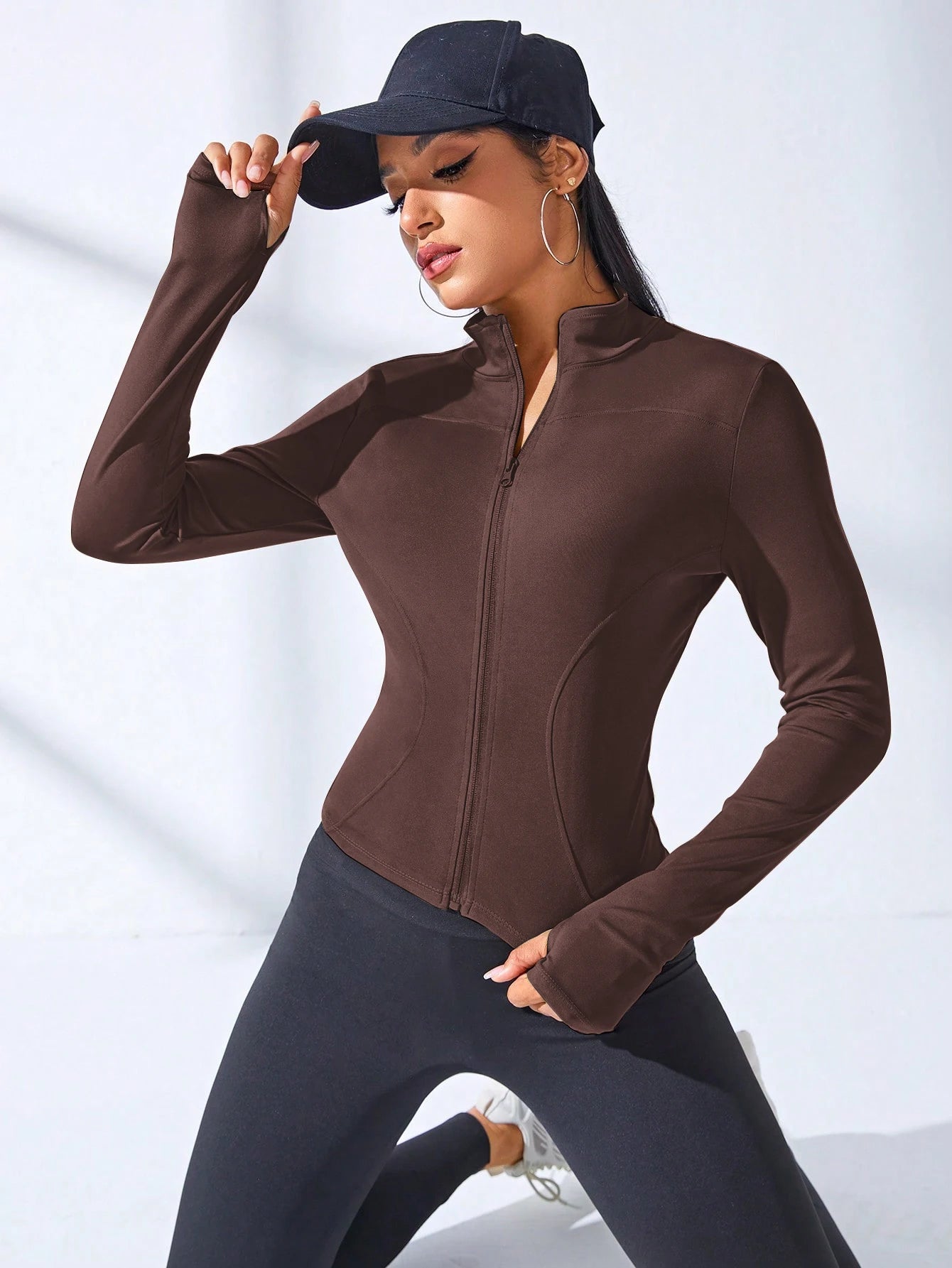 2024 New Yoga Coat Short Sports Jacket WOMEN&