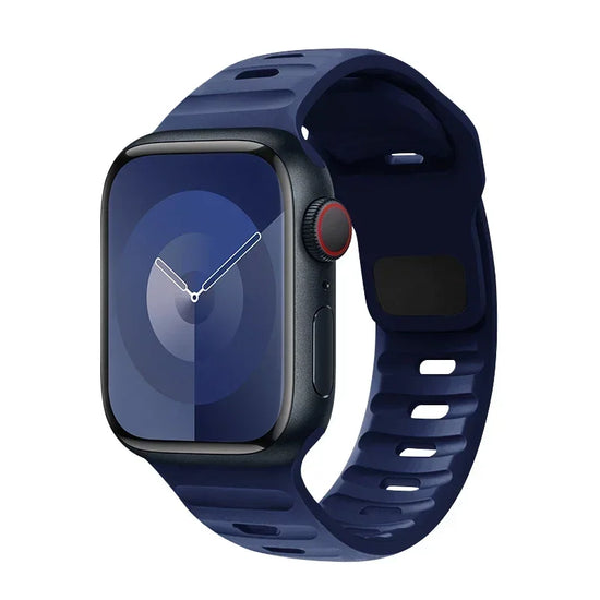 Silicone Sport Band For Apple Watch Ultra 2 1 49mm Strap 40mm 41mm 44mm 45mm 42mm 38mm correa Iwatch series 9 8 7 3 5 6 4 3 2 SE