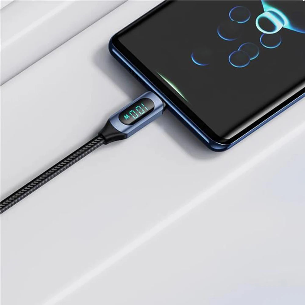 100W 1m/2m Type C to Type C PD Fast Charging Quick Charger USB C to USB C Display Cable For Xiaomi POCO Huawei Data Cord Wire