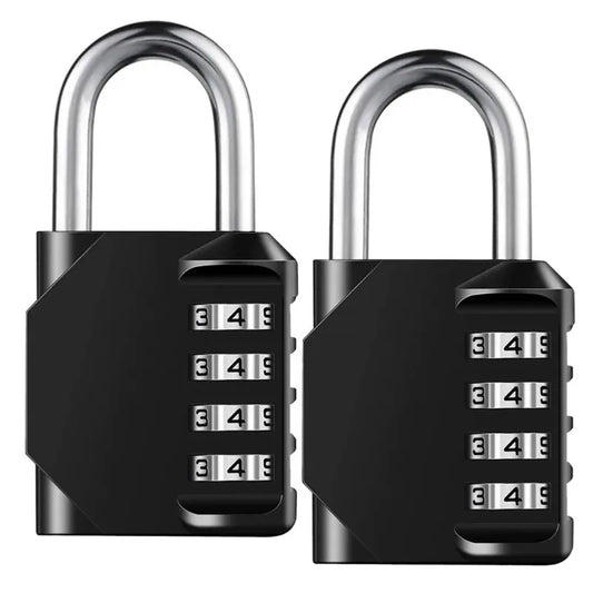 1/2pcs Combination Lock Resettable 4 Digit Padlock with Combination Waterproof and Heavy Duty Combination Padlock Outdoor