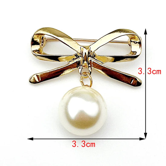 New Spring Summer Multiple Styles Pearl Rhinestone Dragonfly Wreath Brooch Women Coat Sweater Anti Fall Clothes Pin Decoration