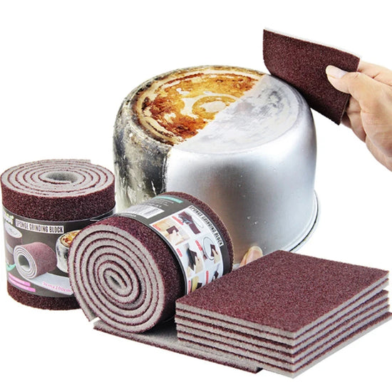 Magical melamine sponge for motorcycle parts and kitchen - heavy-duty cleaning sponge