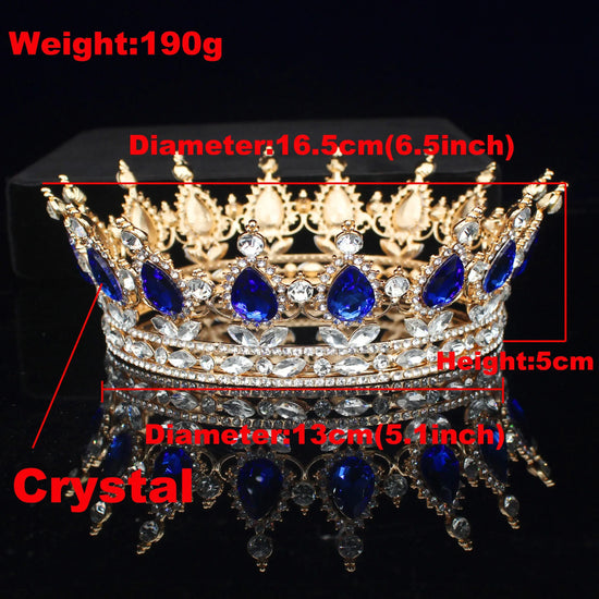 Men/Women Wedding Prom Pageant Hair Ornaments Crowns and Tiaras Diadem Hair Jewelry Accessories