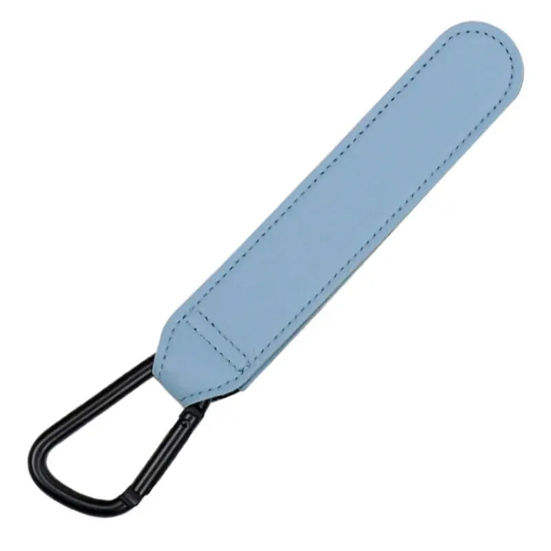 1/2PCS Baby Stroller Hooks - PU Leather Pram Organizer for Diaper Bag Travel Accessories with Climbing Buckle